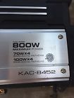 Kc-8452 4 Boost Channel Bass Car Kenwood 2 800w 3 Reserve
