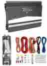 Vm-srcap2.0 4-channel Vct4110 Aks8 Lanzar 2000w Car Amplifier 2-farad Capacitor 8 Ga Amp Kit 744271357264