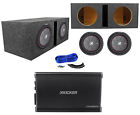 Cxa1200.1vented 43cwrt102 Kicker Car Subwoofers Amp Vented Box 613815954361