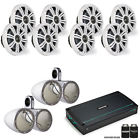 44xkma80084 44kxma8008 4 41km654cw 12kmtedw Kicker Amp Speakers Kmted White Enclosures 841992114821