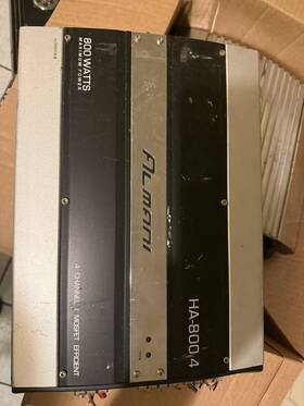 Ha-800-4 Almani Ha-800.4 Amplifier 800 Watts Power Car Audio 4 Channel Tested