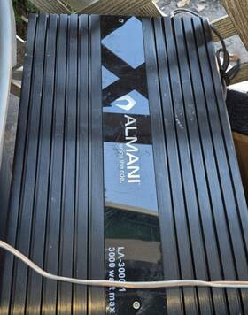 La-3000.1 Almani La3000.1 Monoblock Class D Car Amplifier 1 Ohm Stable Fully Functional
