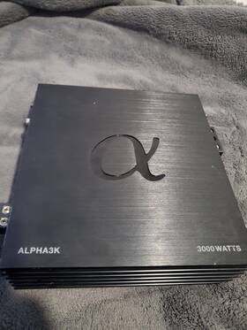 Alpha3k Alphasonik 268-688 3000 Watts Amp Mono Amplifier