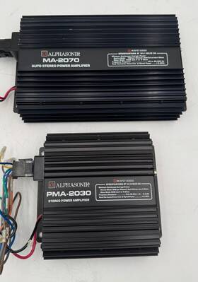Ma-2030 Alphasonik Ma-2070 And Old School Rare Amps