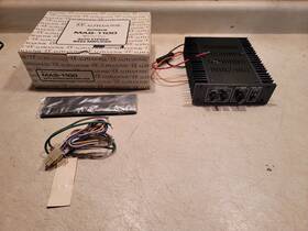 Mas-1100 Alphasonik Mas 1100 Auto Car Stereo Bass Amplifier Rare Vintage Old School
