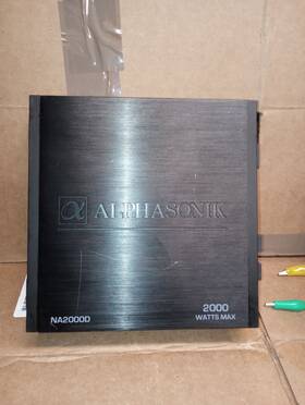 Na2000d Alphasonik Monoblock Amplifier 2000 Watts Max Class D Neuron Series