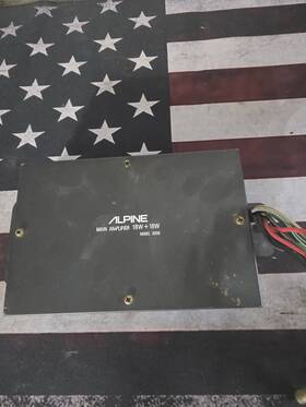 00920513b Alpine Vintage Main Amplifer Model 3006 Untested Unsure If It Works