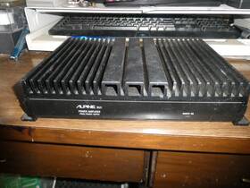 3521 Alpine Old School 2 Channel Power Amplifier Amp X 50 Watt Made In Japan