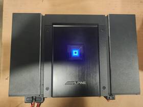 Hda-m80 Alpine Used 800w Rms Class-d Monoblock Car Amplifier