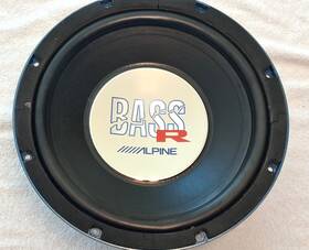 Swr-304c Alpine Rare Old School Jdm 12ftft Sound Quality Woofer Made In Japan
