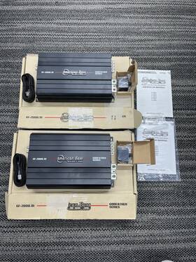 Gf-2000.1d American Bass X2 Godfather 2340w Monoblock 1ch Amplifier Broken
