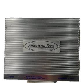 Sq500 American Bass Bridgeable Mosfet Power Amplifier Sq Series Old School