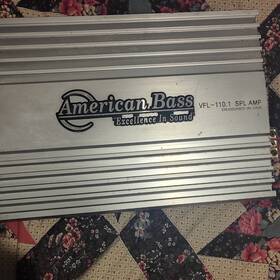 Vfl-110.1 American Bass Spl Amp Car Audio Amplifier For Stereo System