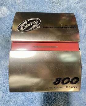 Am-4505 Amp Rare Cuspid 2-channel Car Bridgeable Tested Old School 800 Watts