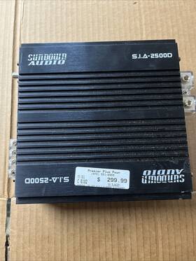 S.i.a-2500d Amp Sundown Audio