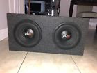 Asa3002x Power Bass Powerbass Subs In Vented Box Amp Attached Very