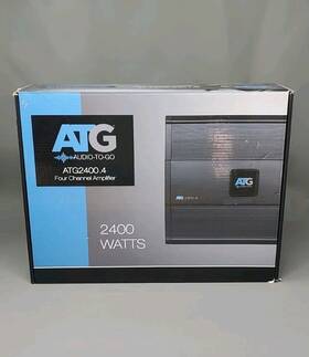 Atg2400.4 Atg Audio To Go Car Amplifier 4 Channel 2400 Watts Peak Power