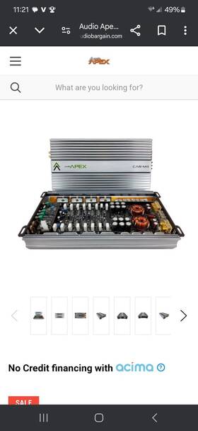 Cab-m4 Audio Apex 1000w Rms 4 Channel Amplifier
