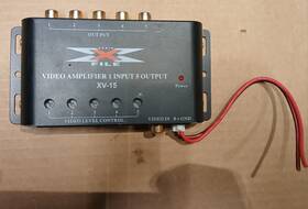 Xv-15 Audio X File Car Tv Video Amplifier 12v 1 Input 5 Outputs