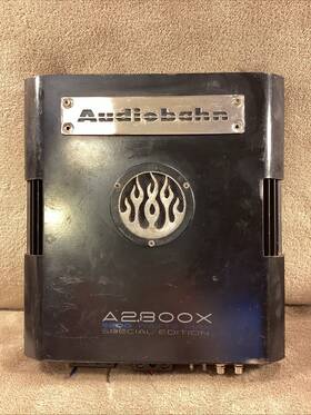 A2.800x Audiobahn Special Edition Car Amplifier 2200 Watts Max Works Great
