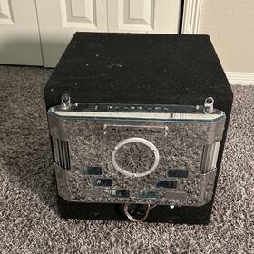 A2201t Audiobahn 2-channel Class A/b Mosfet Power Amplifier W 12 Inch Subwoofer