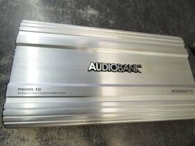 Audiobank P8000.1d Monoblock 8000 Watts Class D Car Audio Amplifier Untested