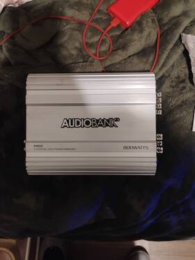 P802 Audiobank 2 Channels 800 Watts Bridgedable Car Audio Stereo Amplifier