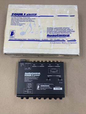 Four.1 Audiocontrol Audio Control Driver Pre-amp Line 13 Volts Peak