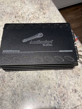 Apsm-1260 Audiopipe Apsm-12 600 Watts Car Amplifier