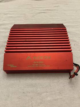 Gax-2050 Audiotek Vintage Car Amplifier Turbo Series Red 150 Watts X4 Ch