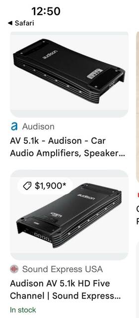 00122091200525 Audison Amp Used But Works As It Should When New