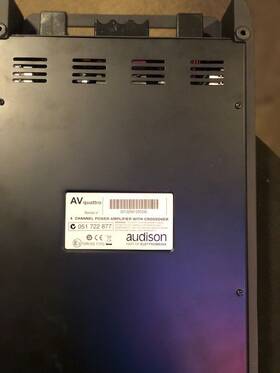 200w Audison 648620831811 Av Quattro Voce Series 4-channel Stereo Amplifier 120w 4 2