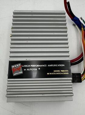7050-bts Autotek 7050 Bts Old School Zed Thrust Rare 2 Channel Audio