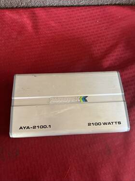 Aya-2100.2 Autotek Aya-2100.1 Alloy Series 2100 Watts Amplifier