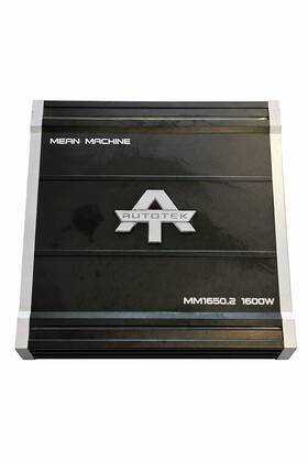 Mm1650.2 Autotek Mean Machine 1600w 2-channel Car Amplifier Amp Untested