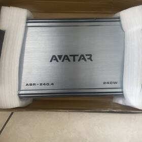 Abr-240.4 Avatar Buran Class Ab 2 Ohm 4-channel Car Stereo Speaker Sub Amplifier