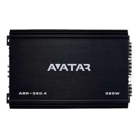 Abr-360.4 Avatar Buran Black 360w Class-ab 4-channel 4 Ohm Car Audio Amplifier