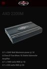 Axd2200m Avionixx Car Amplifier Channel Remote Pre Owned Open Box