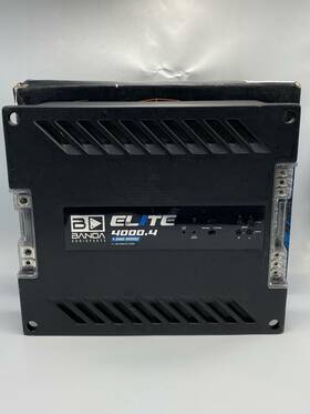 4000.41ohmgreen Banda 4-channel Vehicle Audio Bass Amplifier - 1000 Watts Max High-powered