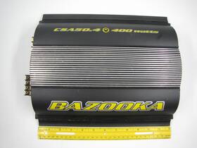 Bazooka Csa50.4 4 Channel Car Audio Power Amplifier 400w Black Untested