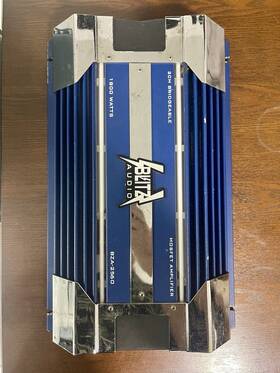 Bza-2560 Blitz Audio Car Amplifier 1800w 2ch For Repair Or Parts