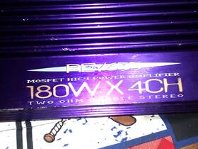 Chaos-655 Boss Audio 14t303 Car Stereo Amp Mosfet 720 Watt 180 X 4 Untested