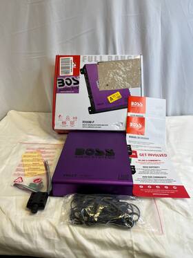 R1100m-p Boss Audio Systems Purple Mosfet Monoblock Power Amplifier