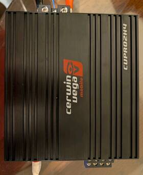 Cvpro2k4 Cerwin-vega 2000 Watt Rms 4 Channel Class D Car Audio Amplifier Tested