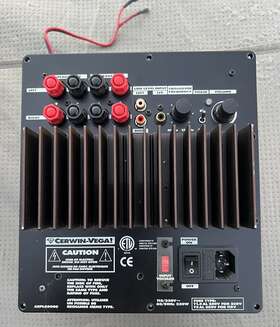 Arpl88000 Cerwin-vega V-10s 200 Watt Subwoofer Plate Amplifier Nwot Speaker