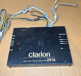 201-a Clarion Vintage Model 201a 25w Power Amplifier Car Truck Stereo 50 Watt