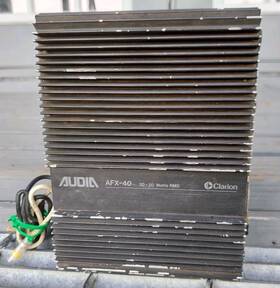 Afx-40 Clarion Untested Audia 20 Watts Rms Car Stereo Power Amplifier