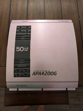 Apa4200g Clarion 4ch Amplifier Powerguard Mcintosh Tech