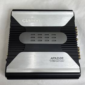 Apx2120 Clarion 2 Channel 120w Car Amp W Gold Plated Connector Terminals-nice