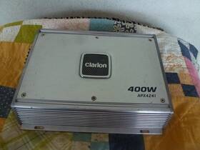 Apx4241 Clarion 4/3/2 Channel Amplifier 400 Watts Maximum Class A/b Free Ship